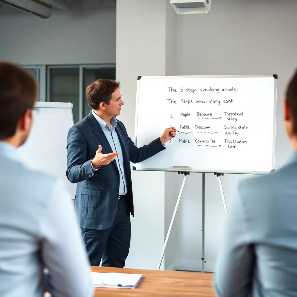 Professionele vrouw geeft presentatie voor zakenpartners