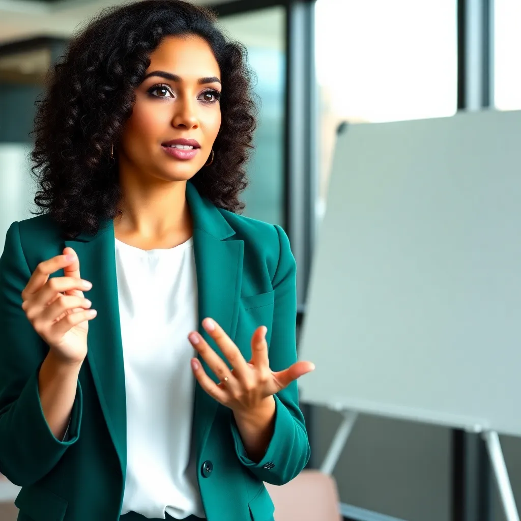 Professionele visuele presentatie met impactvolle slides